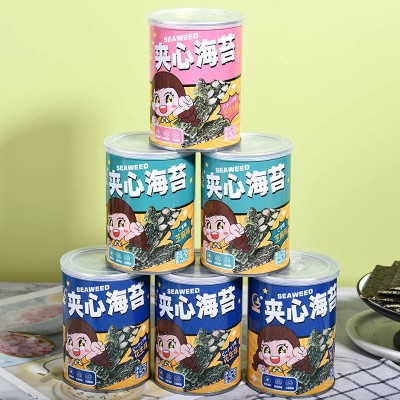 夹心海苔爽脆可口 芝麻网红零食小吃休闲食品 批发图3