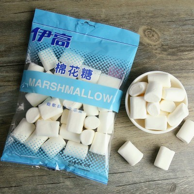 伊高棉花糖90g 烧烤甜品零食白色糖果袋装牛轧糖原料diy烘焙原料图2