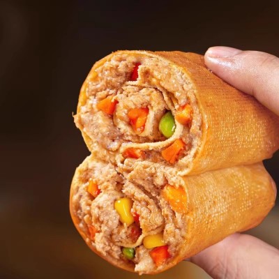 豆皮鸡胸肉卷即食低热量膳食早餐代餐饱腹主零食品好吃图3