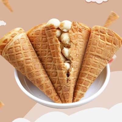 巧克力脆筒蛋筒星球杯威化饼干夹心小馒头休闲儿童零食一件代发图2