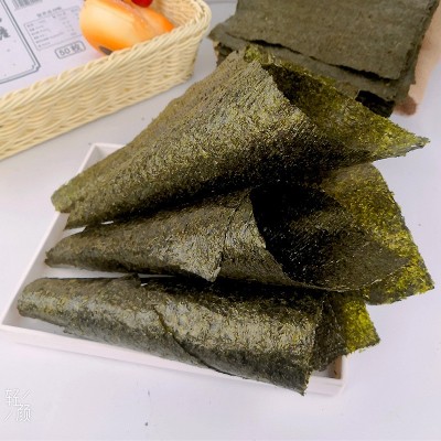 商用寿司海苔卷10枚紫菜寿司卷优级墨绿色专用海苔寿司食材包邮图3