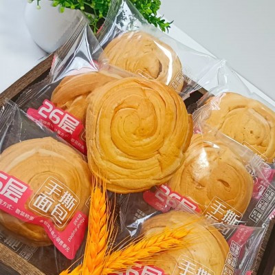 面包手撕早餐奶香味软面包吐司代餐大个一整箱批发休闲小零食代发图4