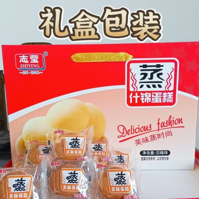 什锦蒸软蛋糕早餐必备松软美味香甜海绵蛋糕正宗老式鸡蛋糕图2