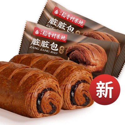 稻香村脏脏包98g网红稻香村基地脏脏包可可巧克力蛋糕早餐面包图2