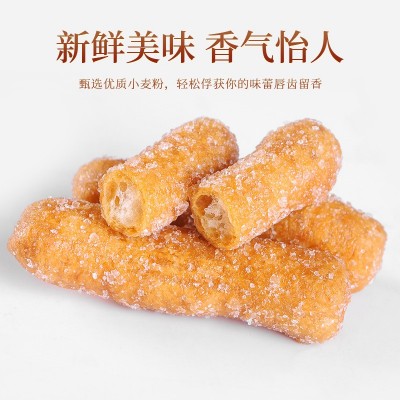 江米条雪花条定量糕点老式传统手工果子300g盒装休闲零食批发图2