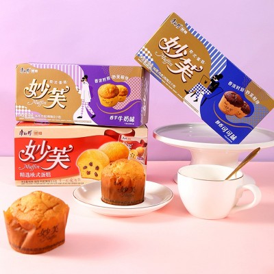 休闲小零食满月酒超市食品每箱24盒康师傅妙芙2枚装96g小奶油蛋糕图4