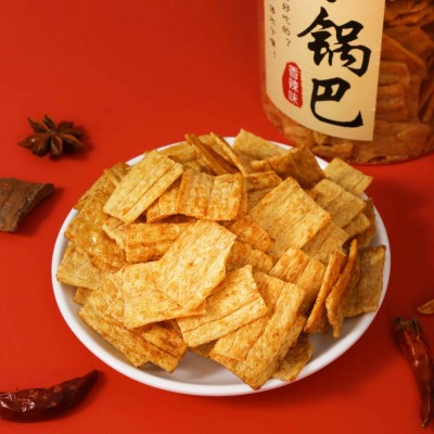 德丽臣脆锅巴买2桶送1桶办公室休闲小零食传统网红美味好吃罐装酥图3