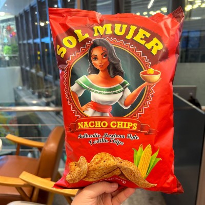美国进口Sol Mujer墨西哥少女玉米片非油炸网红粗粮薯片休闲零食图4