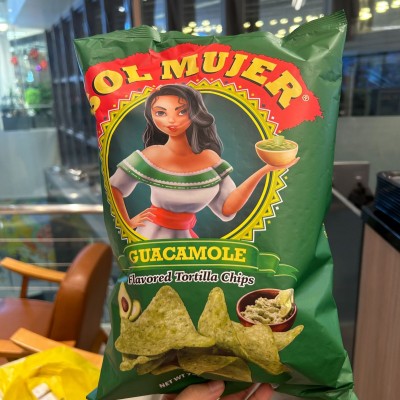 美国进口Sol Mujer墨西哥少女玉米片非油炸网红粗粮薯片休闲零食图3