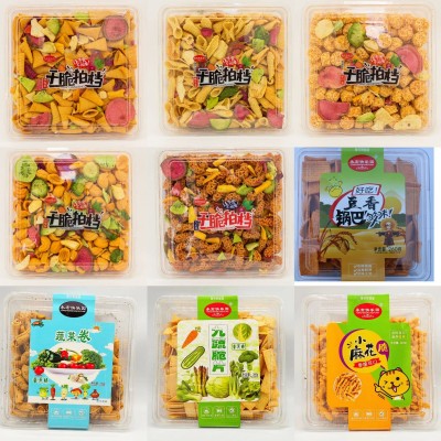 包邮大盒装休闲零食锅巴类膨化食品麻花猫耳酥妙脆角芝麻糖红薯片图3