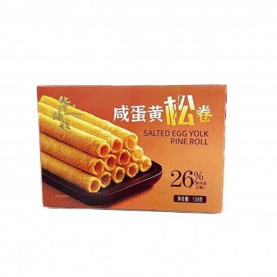 华臻栈138g原味松卷青咖喱脆卷鸡蛋卷图4