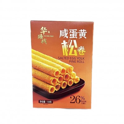 华臻栈138g原味松卷青咖喱脆卷鸡蛋卷图5