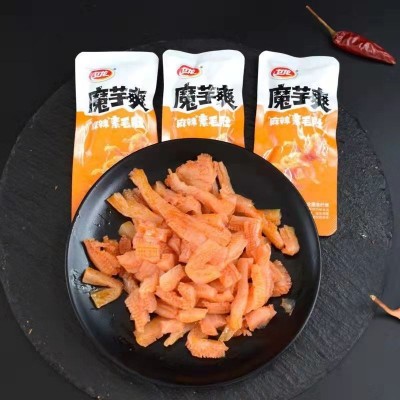 卫龙魔芋爽20克素毛肚整箱香辣麻辣魔芋丝零食小吃素肉辣条批发图4