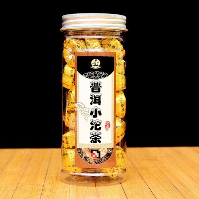 云南勐海陈皮普洱茶熟茶迷你小沱茶原味糯米浓香味普洱茶叶罐装图5