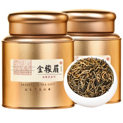 2024正宗金骏眉红茶浓香蜜香型金俊眉黄芽特级散装罐装新茶叶500g图5