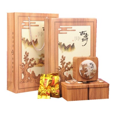 安溪铁观音茶叶礼盒装独立小包装高档木纹礼盒过节送礼长辈礼品茶图5