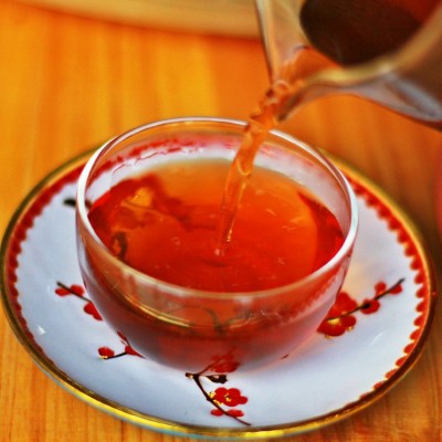 批发 云南2018年早春勐海宫廷金芽普洱熟茶叶 散茶 小青柑原料图4