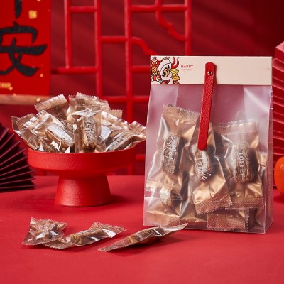 海盐坚果杏仁太妃糖新年醒狮节日伴手礼袋装酥糖休闲零食酥焦批发图3