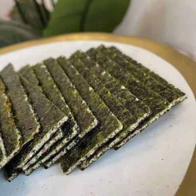 趣渔熊芝麻夹心海苔切片脆大片装即食实惠装125克图3