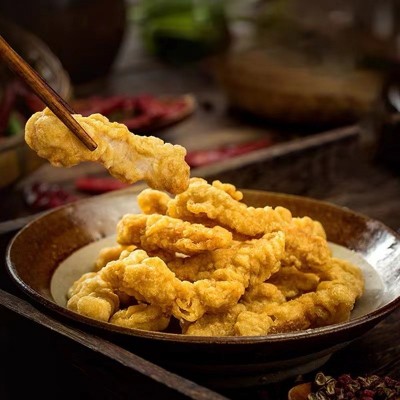 美好农家小酥肉半成品油炸休闲小吃火锅食材夜市猪肉酥1kg图2