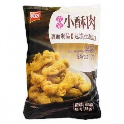 美好农家小酥肉半成品油炸休闲小吃火锅食材夜市猪肉酥1kg图4