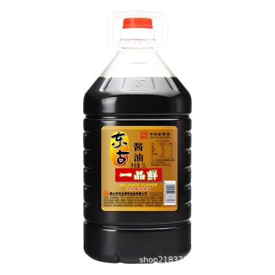 东古一品鲜酱油5L大桶装 特级生抽酿造酱油 提鲜点蘸凉拌商用正品图5