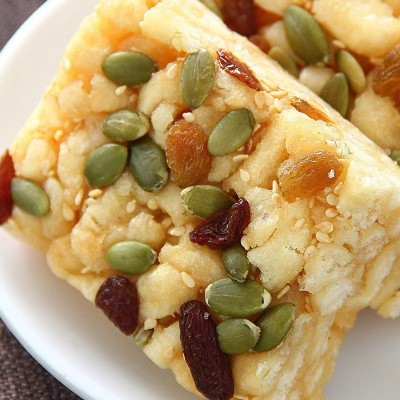 木糖醇燕麦坚果沙琪玛 传统糕点早餐休闲零食老式萨其马散装批发图2