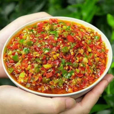 双椒酱调料 青红剁椒 香辣可口 下饭开胃 调味料图2