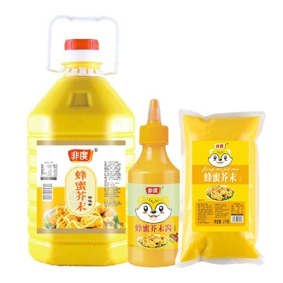 非度蜂蜜芥末酱韩式芥末酱炸鸡寿司披萨薯条蘸酱汉堡沙拉商用家用图5