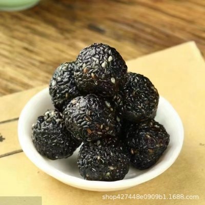 黑芝麻丸126g袋装芝麻丸独立包装休闲零食芝麻丸会销团购电商礼品图4