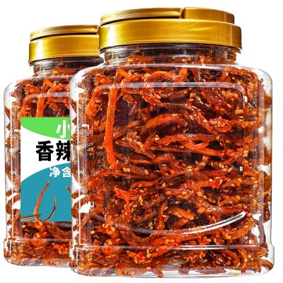 海产品零食 鳗鱼丝 125g 罐装 零食香辣蜜汁芝麻鳗鱼干海鲜图2