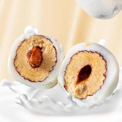 奶枣原味独立包批发500g 奶酪枣网红巴旦木夹心枣零食杏仁奶酪枣图3