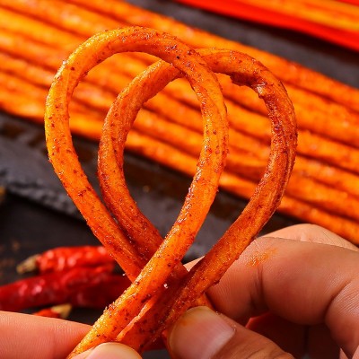 一根筋辣条牛筋辣条网红休闲零食小吃超长麻辣零食独立包装代发图5