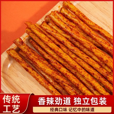 一根筋辣条牛筋辣条网红休闲零食小吃超长麻辣零食独立包装代发图3