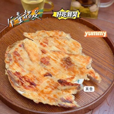 维奶奶溜溜圆烤鱼片现烤即食深海鱼休闲海鲜零食72g图3