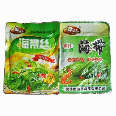 60克*25袋海婷海带丝开袋即食香辣原味鲜香麻辣味酱菜咸菜包装图3