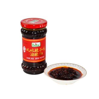 贵三红辣子鸡油辣椒商用红油辣子辣椒油香辣凉拌菜调味辣椒油厂家图4