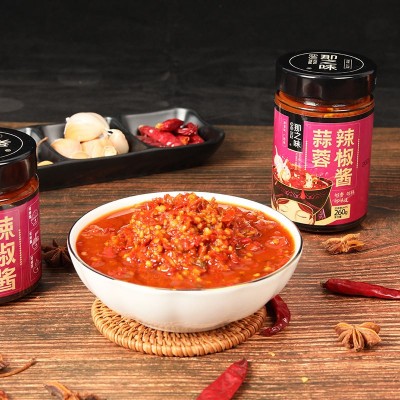 那之味蒜蓉辣椒酱210克*6瓶蒜蓉辣酱拌饭拌面烧烤酱料烤生 蚝配料图2