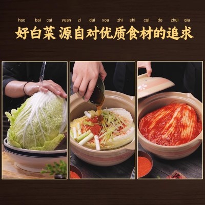 郝家记工厂直发纯手工韩式精品泡菜酱腌菜10kg/箱-精品商用批发图4