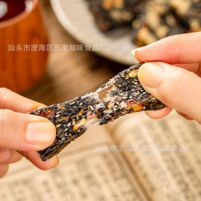 厂家核桃糕 软糖 黑芝麻核桃糕 枸杞红枣核桃糕5斤/袋图2