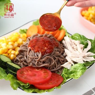 易佰福0脂肪牛肉酱150g拌饭酱零脂辣椒酱香辣拌面酱批发黑 胡椒酱图3