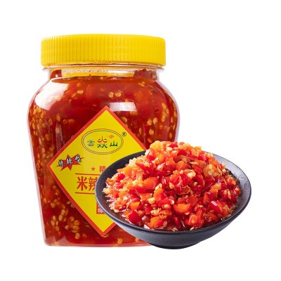 工厂批发剁辣椒湖南特产下饭菜红椒剁椒酱调味料鱼头剁辣椒辣酱图4