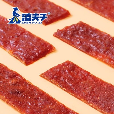 臻夫子散装炭烤肉脯鲜香软弹轻松撕咬匠心工艺古法秘制果木碳烤图4