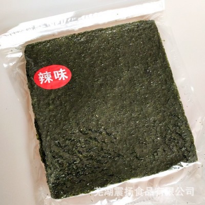 海苔脆片100g即食海苔片原味 海苔辣味调味烤紫菜休闲零食40/60g图2