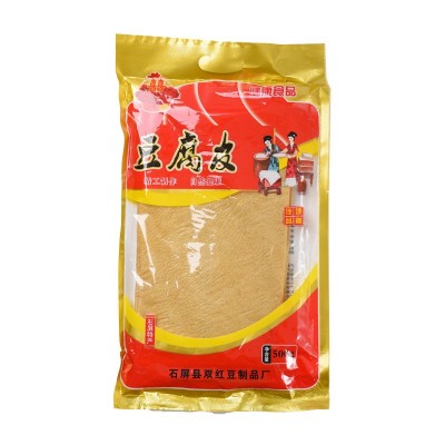 石屏豆腐皮 500g袋装手工豆制品素食干货豆皮批发云南特产油豆皮图5