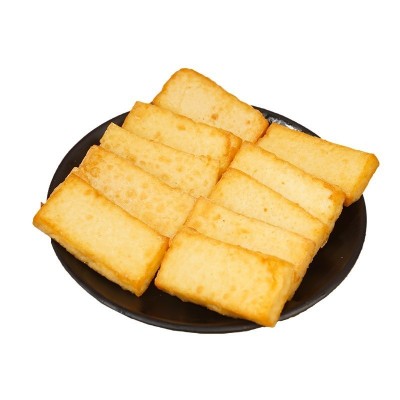 厂家直供扁油炸绢豆腐1kg冷链速运油炸美食零食小吃商用半成品图5