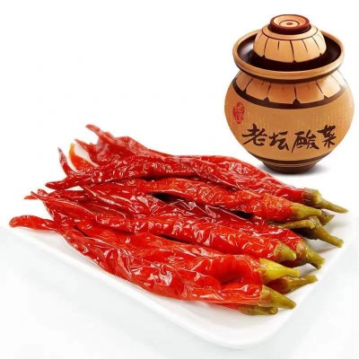 湖南好吃酸辣椒酸辣老坛泡椒腌辣椒泡菜贵州酸辣椒四川泡辣椒味道图3