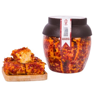 428g无油腐乳下饭酱火锅蘸料豆制品卤腐调味酱下饭菜农家霉豆腐图5