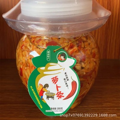 曾姐萝卜条湖南农家风味腌菜咸菜下饭即食菜剁椒萝卜干萝卜丁图5