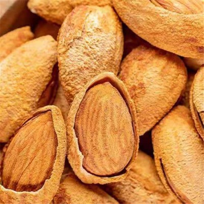 新疆 薄壳巴旦木 批发500g手剥杏仁盐焗巴旦木坚果图2